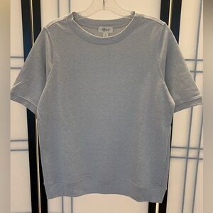 Style & Co. Lightweight French Terry Short Sleeve Sweatshirt Top